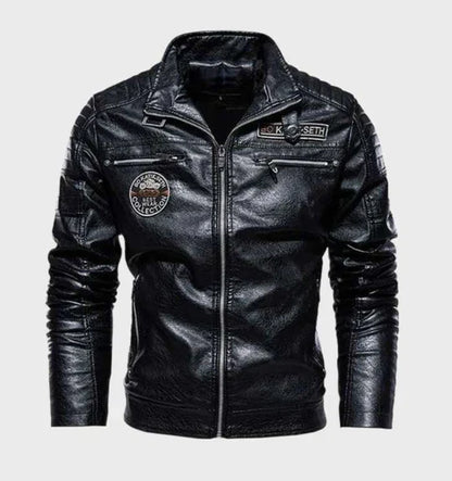 Men's Leather Jacket Bold Timeless Edge Style