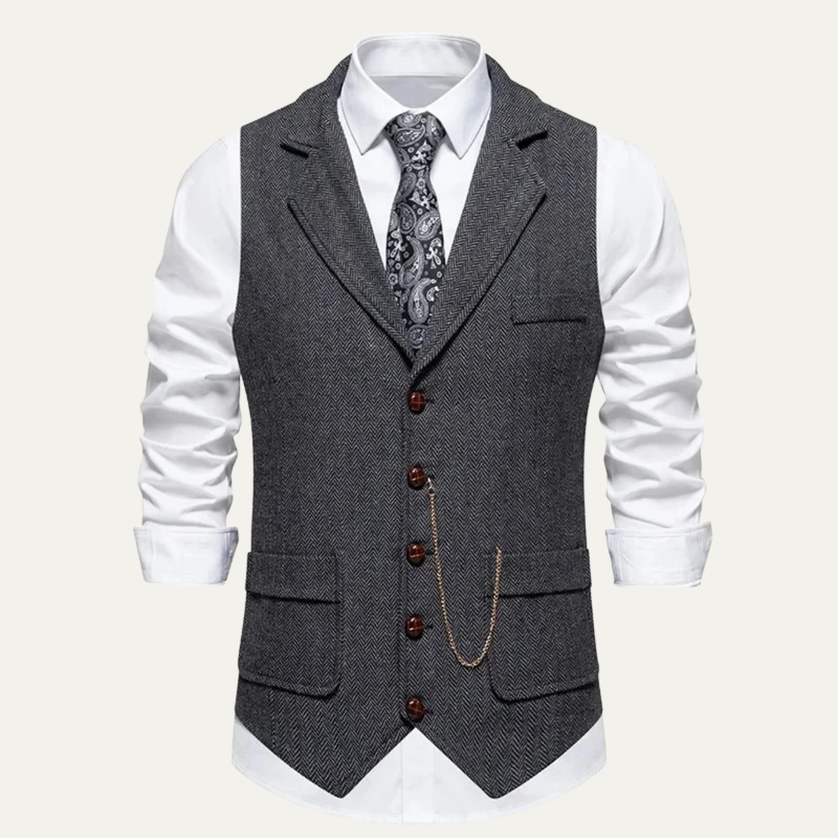 Men's Classic Tweed Waistcoat