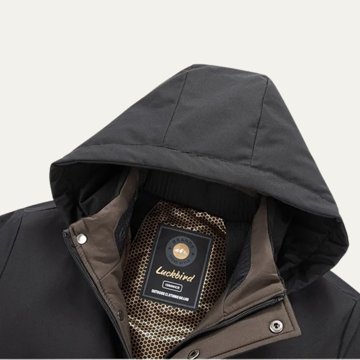 Men's Waterproof Parka Thick Warm Hooded Coat