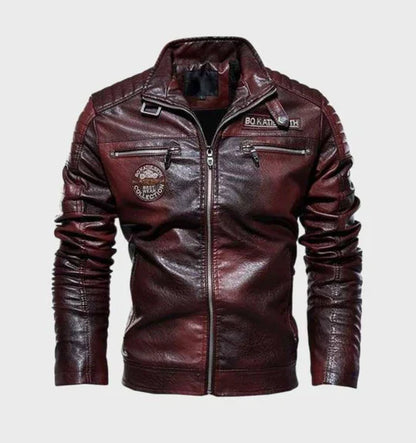 Men's Leather Jacket Bold Timeless Edge Style
