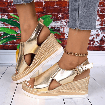 Luxury Women's Glitter Platform Sandals