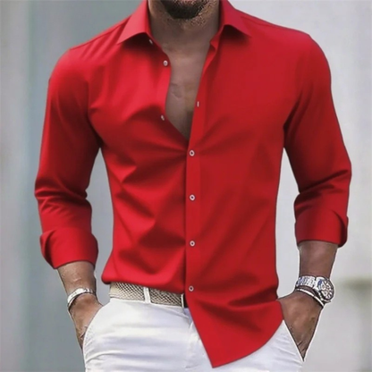 Men's Slim Fit Dress Shirt Stretch Milano