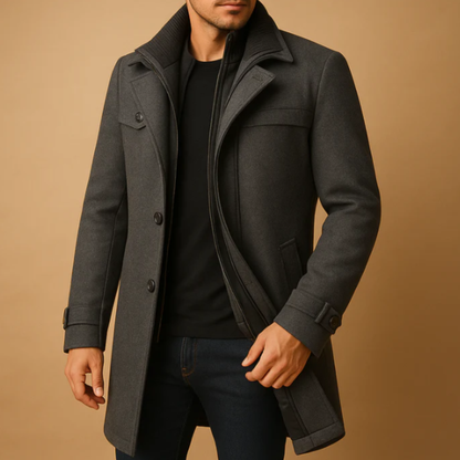 Warwick Men's Winter Coat Warm Adjustable Cuff