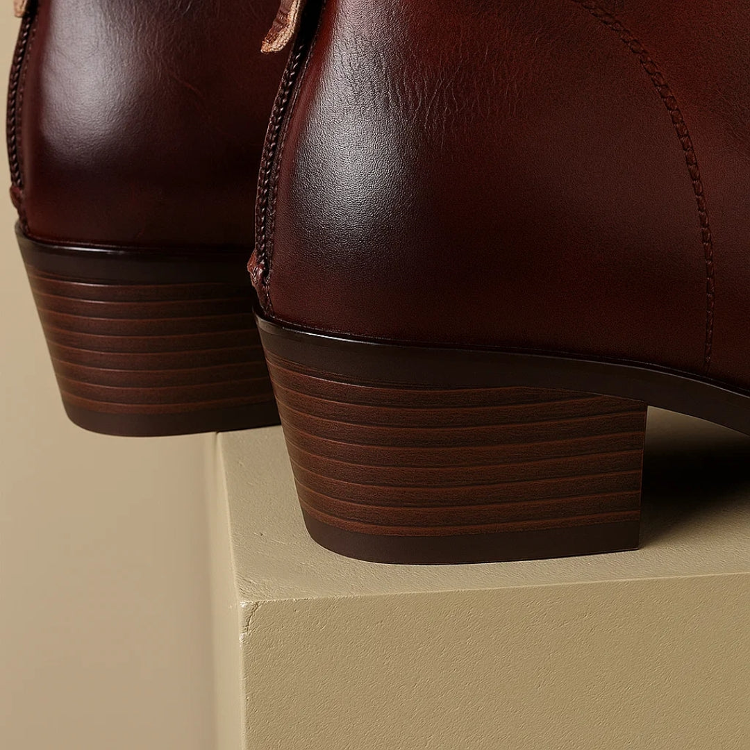 Women's Ankle Boots Leather Black
