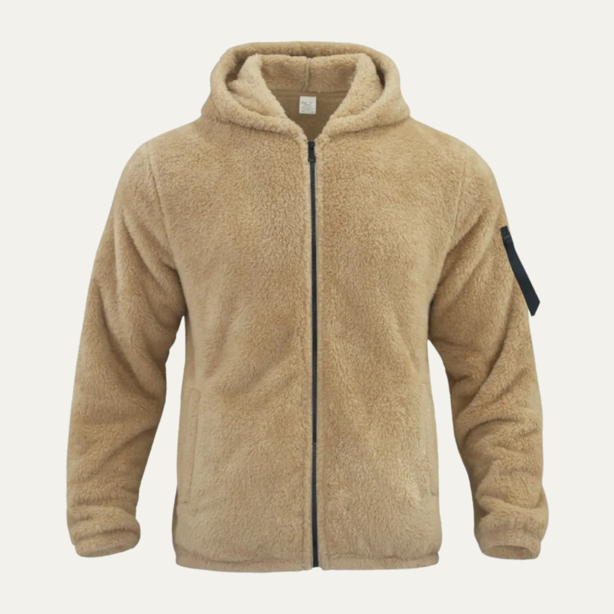 Men's Velvet Fleece Zip Up Hoodie Jacket - VibreMode