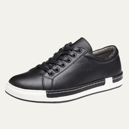 Men's Classic Lace Up Shoes Leather Brown - VibreMode
