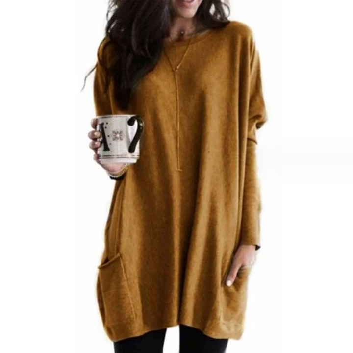 Women's Oversized Tunic with Pockets