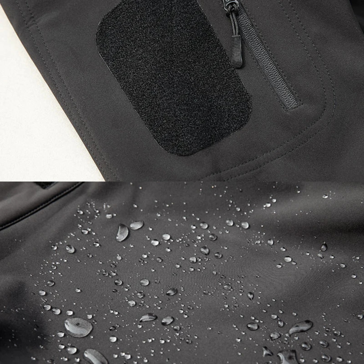 Men's Softshell Fleece Lined Windbreaker Jacket