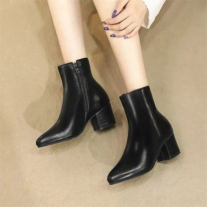 Women's Silver Ankle Boots
