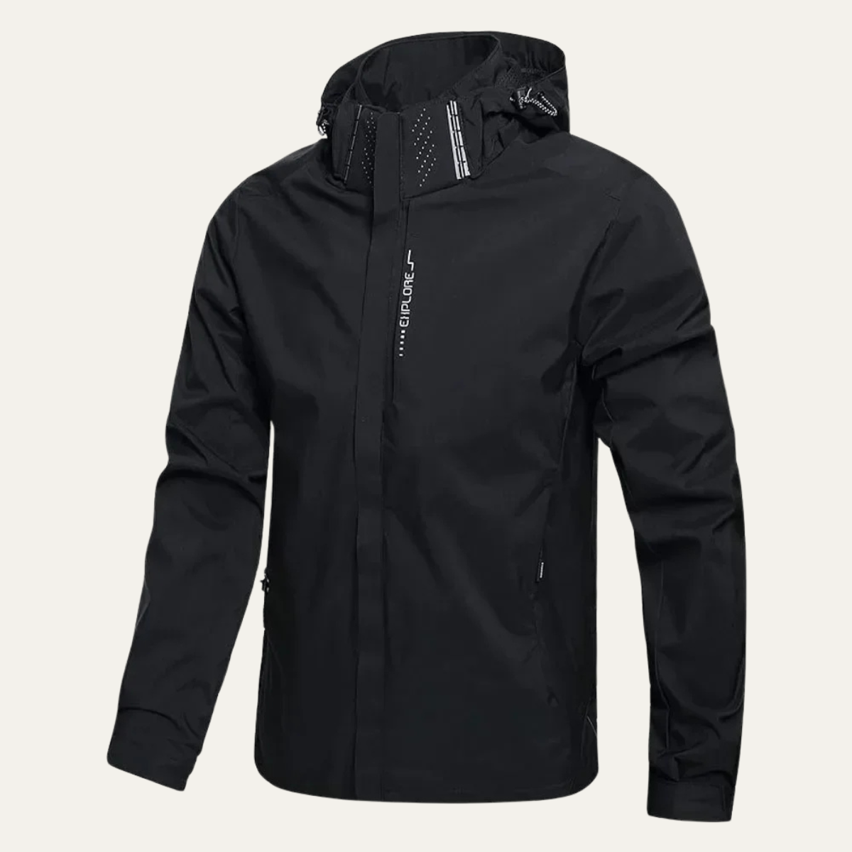 Waterproof Rain Jacket Windproof Hooded Outdoor Shell Coat