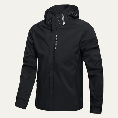 Waterproof Rain Jacket Windproof Hooded Outdoor Shell Coat