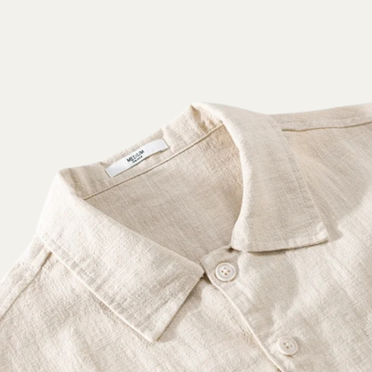 Men's Cotton Shirt Jacket Casual Retro Style