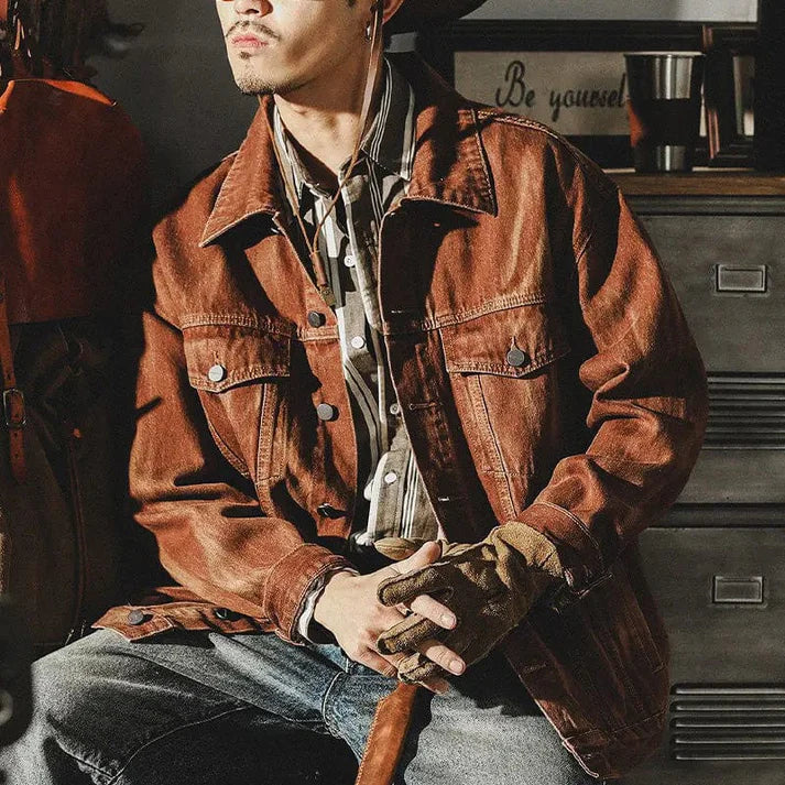 Men's Classic Denim Jacket Modern Comfort