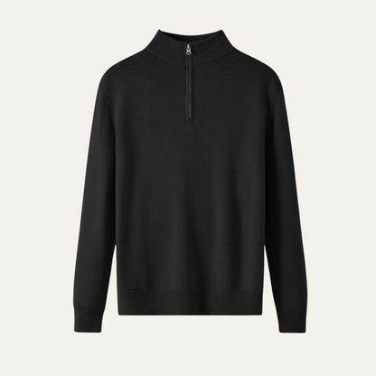 Men's Merino Wool Quarter Zip Sweater