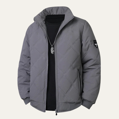 Bardolino Men's Quilted Jacket Stand Collar Winter