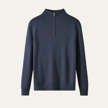 Men's Merino Wool Quarter Zip Sweater