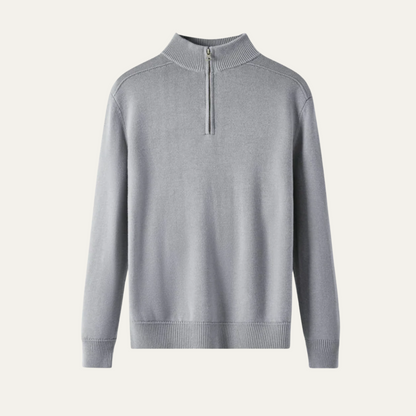 Men's Merino Wool Quarter Zip Sweater