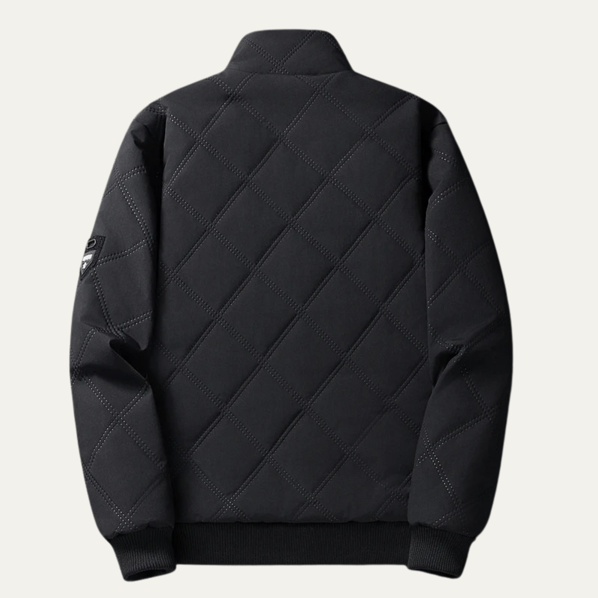 Men's Padded Quilted Fleece Jacket