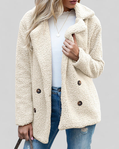 Women's Soft Coat Elegant Comfortable Design - VibreMode