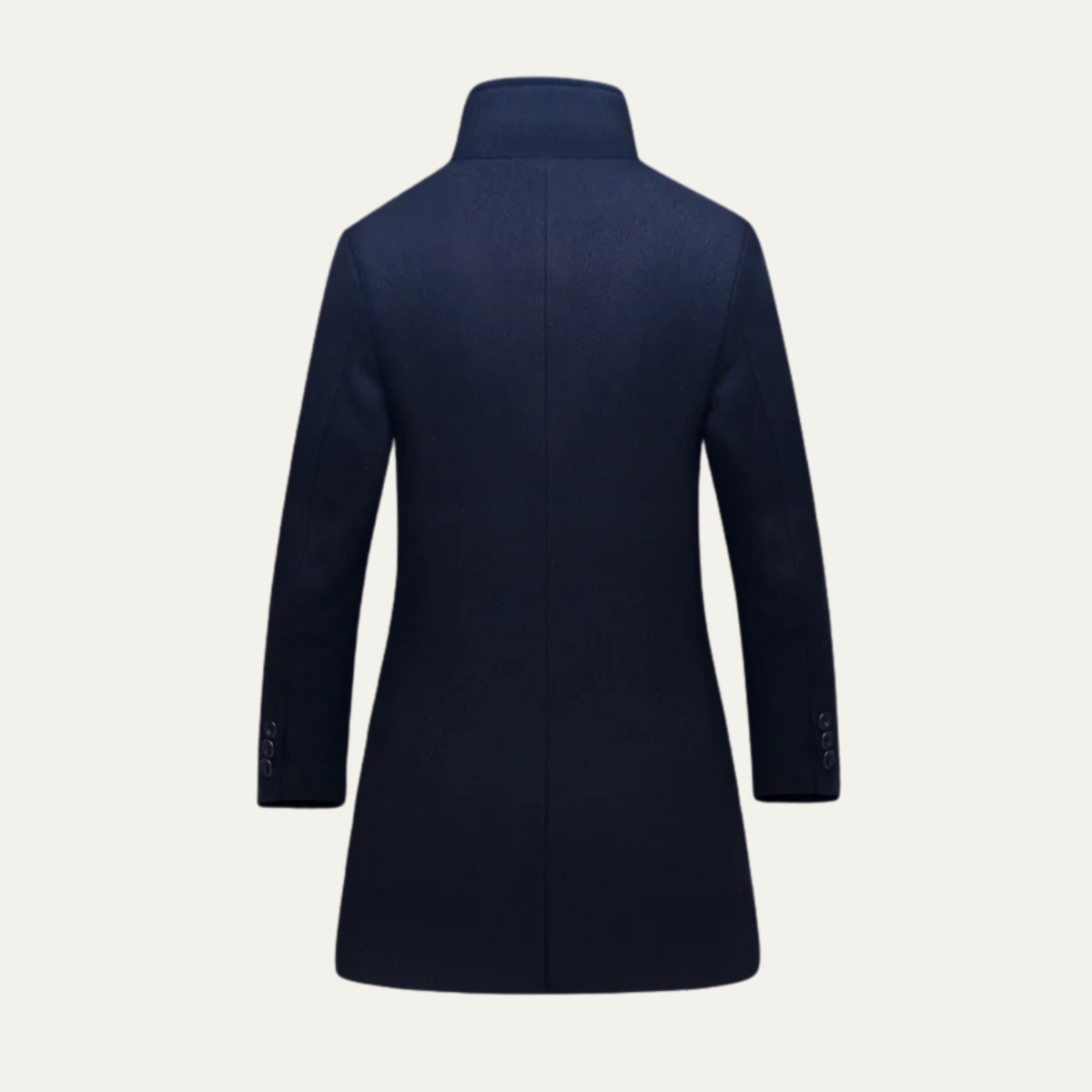 Men's Single Breasted Wool Winter Jacket