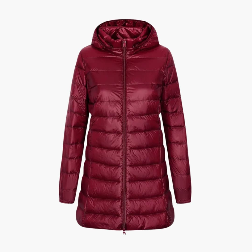 Women's Down Parka Jacket Waterproof Hooded Long