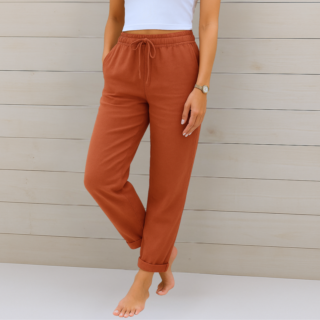 Comfortable Stretchy Pants with Elastic Waistband