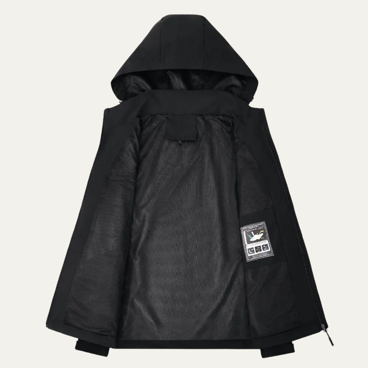Waterproof Rain Jacket Windproof Hooded Outdoor Shell Coat