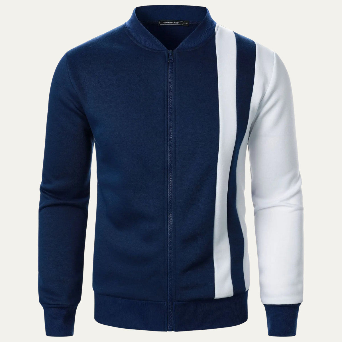 Men's Lightweight Colour Block Zip Up Jacket