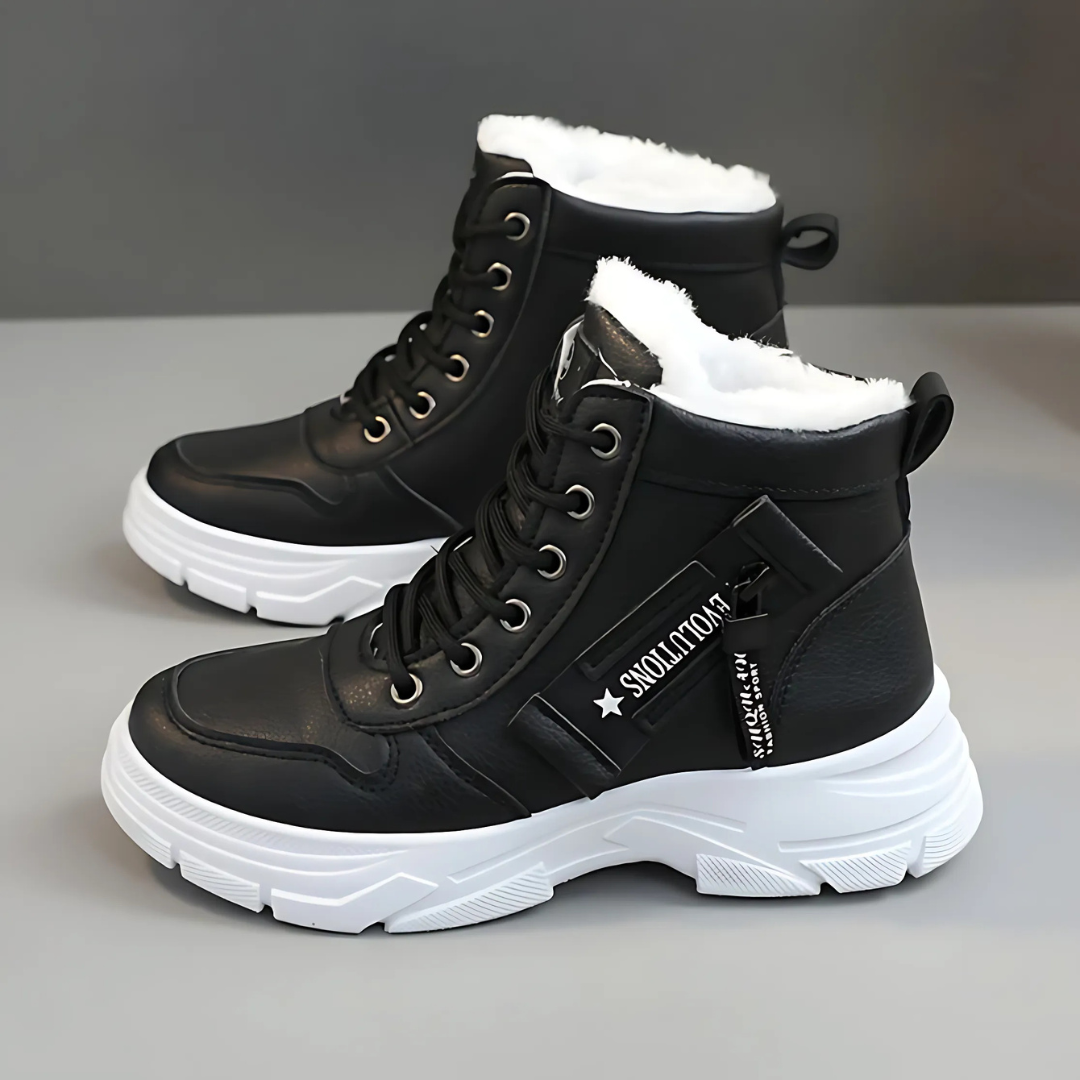 Women's Lace Up Ankle Boots Lug Sole