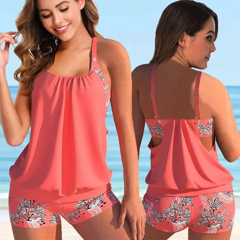 Women's Floral Print Bikini Set