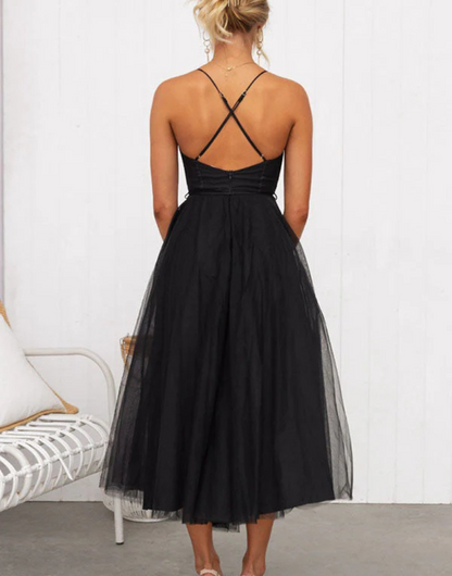 Women's Sleeveless Maxi Dress V-Neck Lightweight
