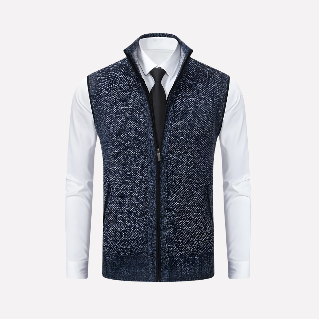 Men's Zip Front Vest - VibreMode
