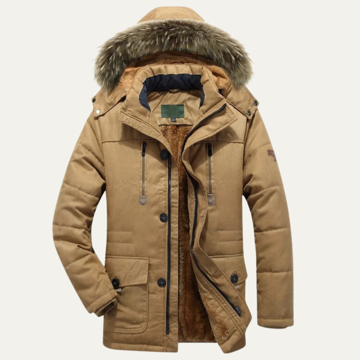 Mens Thicken Fleece Jacket