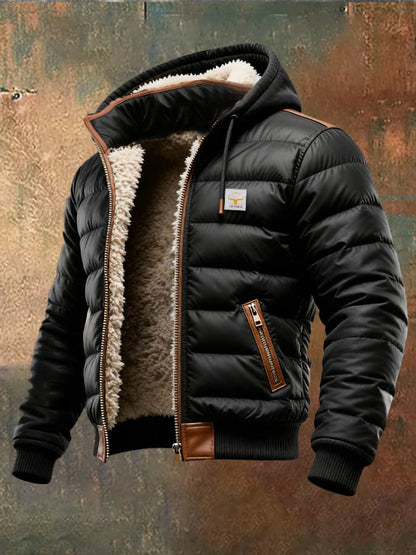 Warm Fleece Lined Puffer Coat