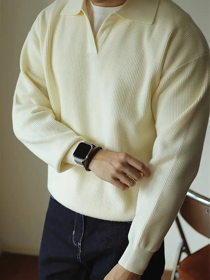 Classic Fit Long-Sleeve Polo Shirt