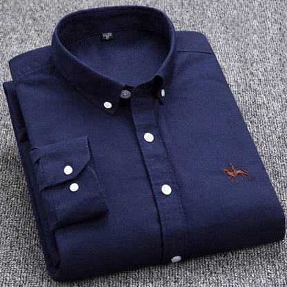Classic Plaid Men's Dress Shirt