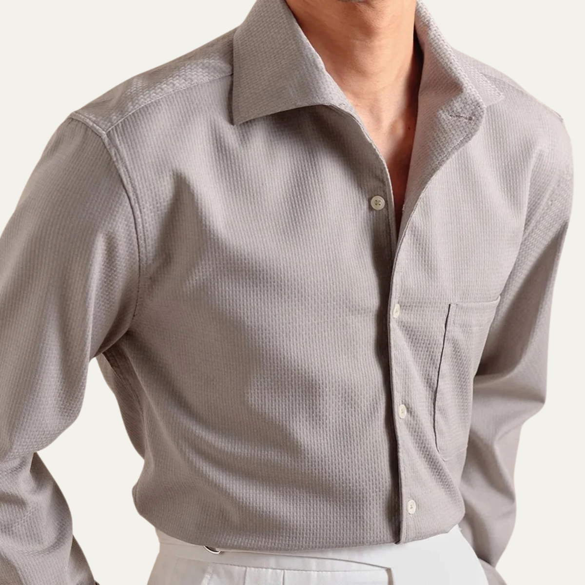 Men's Slim Fit Italian Dress Shirt Business Style