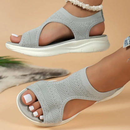 Comfortable Walking Sandals for Women with Mesh and Grip Sole