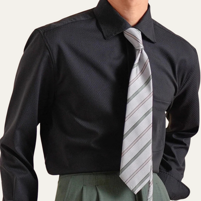 Men's Slim Fit Italian Dress Shirt Business Style
