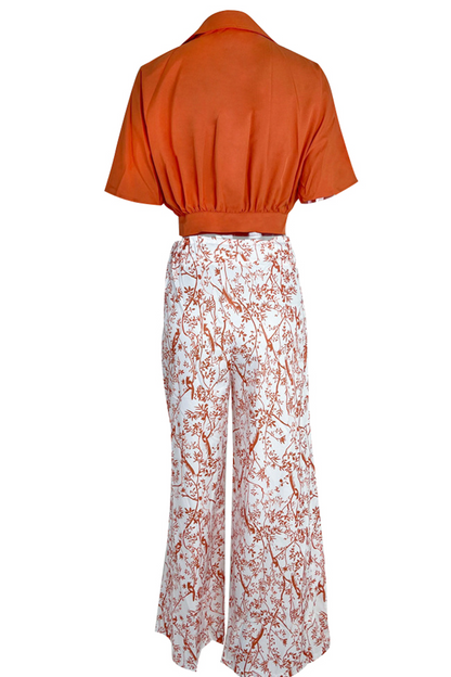 Women's Two-Piece Flowy Dress Set