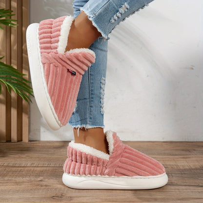 Women's Fleece Slippers Non-Slip Sole