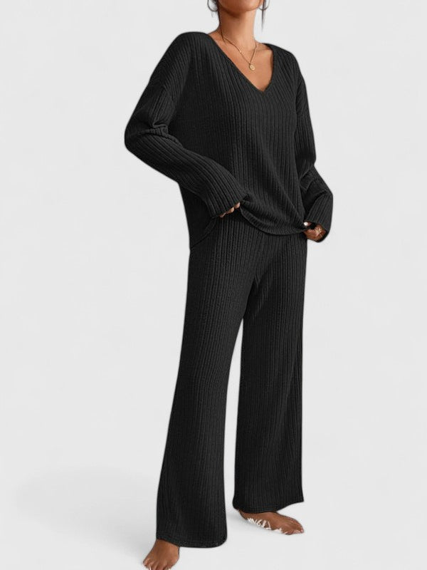 Cozy Women's Loose Fit Sleepwear Pajama Set