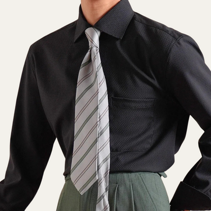Men's Slim Fit Italian Dress Shirt Business Style