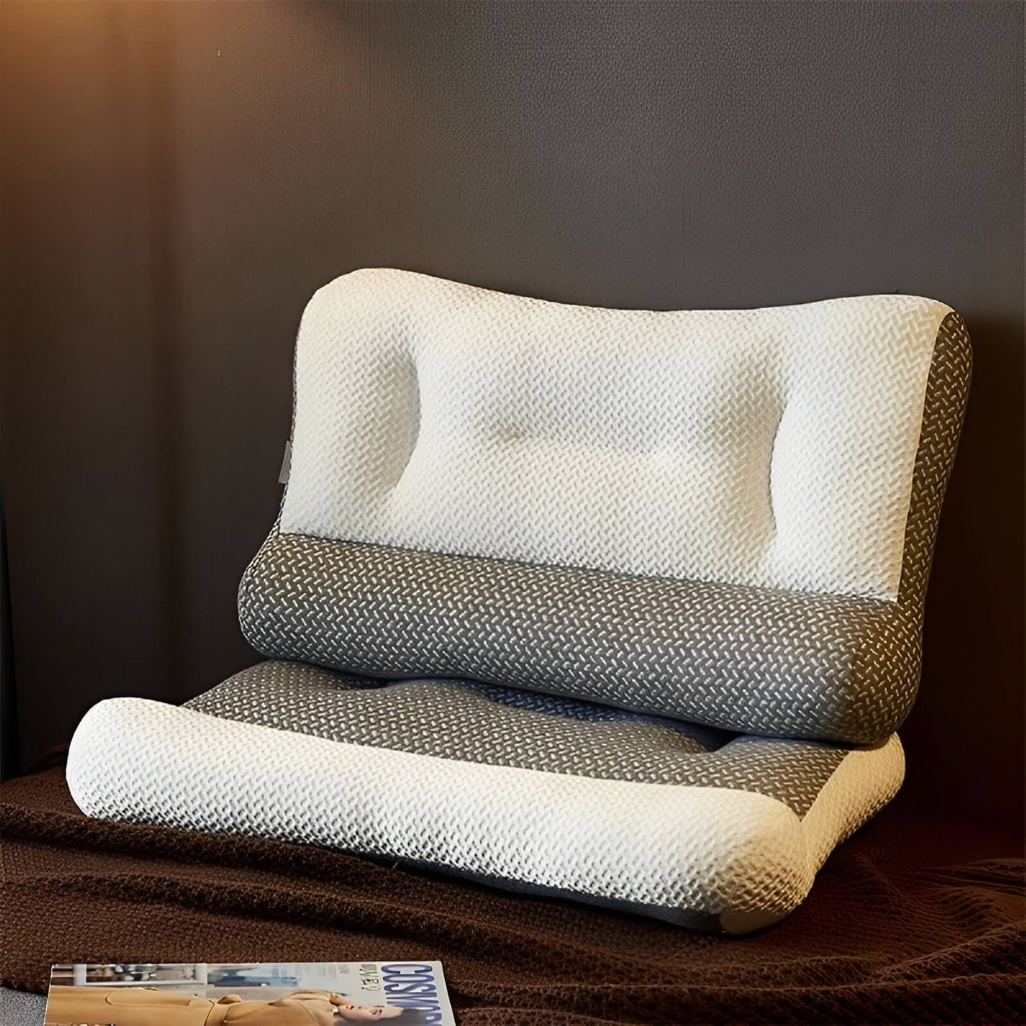 Ergonomic Pillow Hypoallergenic Neck Support Contoured Design