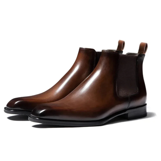 Ironridge Men's Polished Ankle Boots - VibreMode