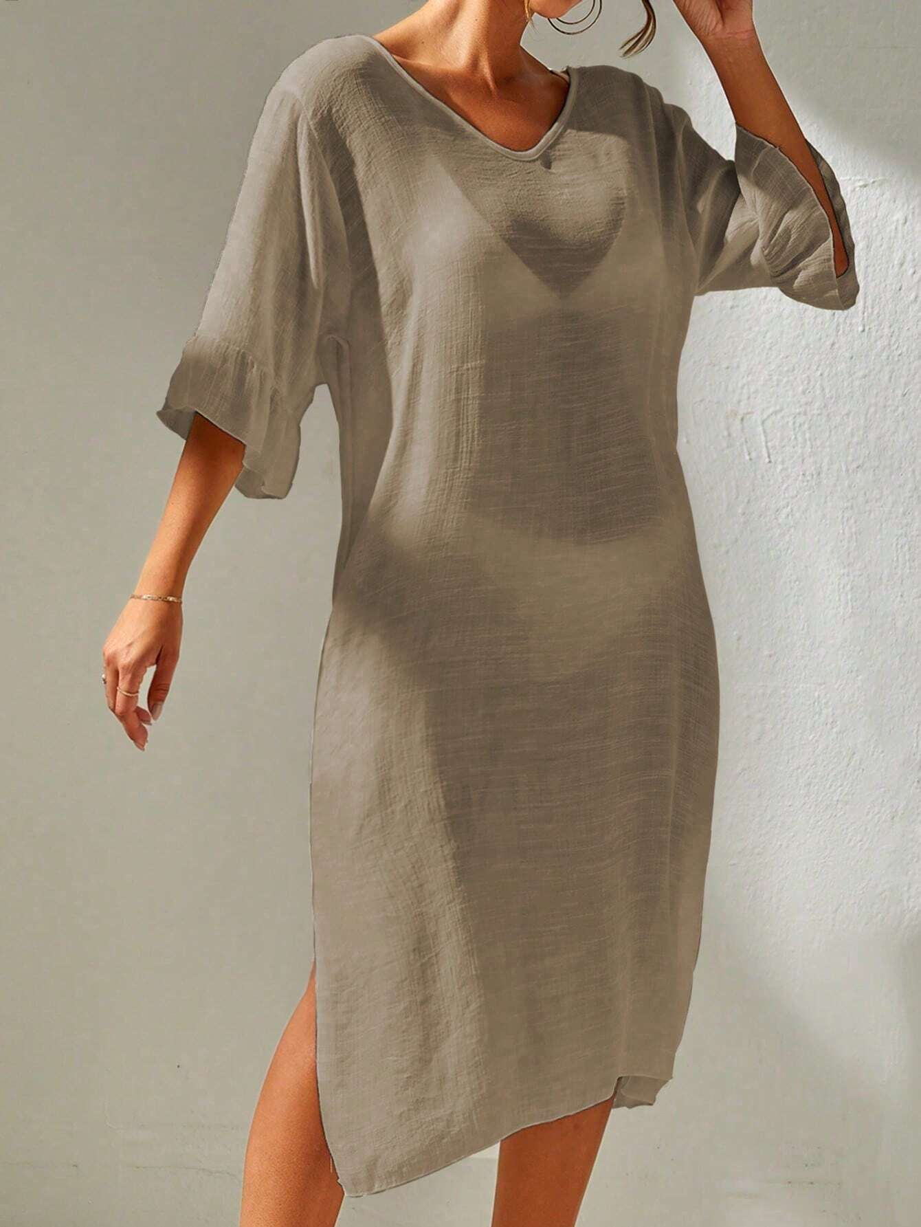 Comfy Summer Floral Maxi Dress