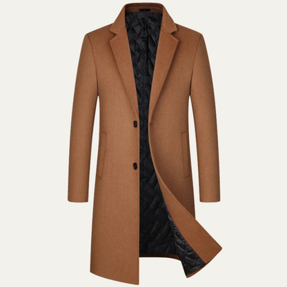Men's Longline Wool Winter Jacket