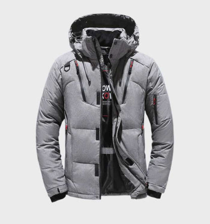 Men's Water-Resistant Parka Thick Lining