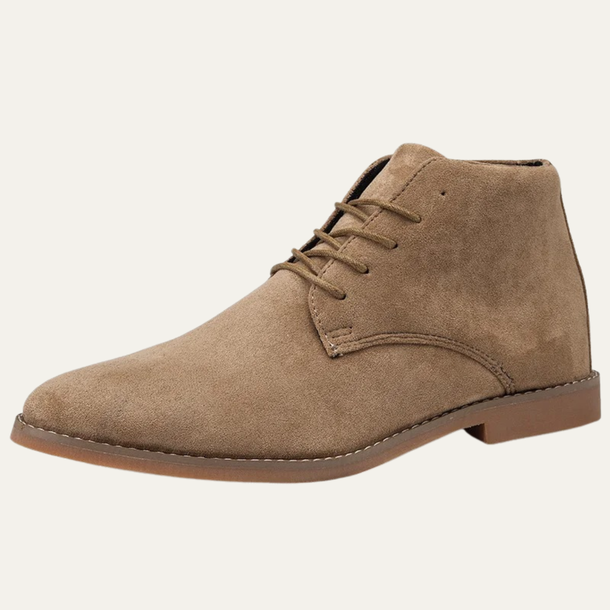 Men's Suede Ankle Boots Lace Up Casual Brown