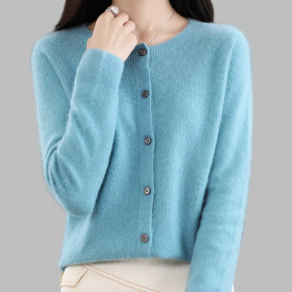 Women's Open Neck Cardigan Sweater